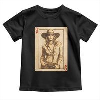 Funny Western Valentine Cowgirl Queen of Hearts Card Toddler T Shirt
