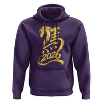 Chinese New Year 2026 Hoodie Year of The Horse Gold Calligraphy Art