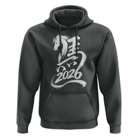 Chinese New Year 2026 Hoodie Year of The Horse Chinese Calligraphy Art