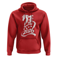 Chinese New Year 2026 Hoodie Year of The Horse Chinese Calligraphy Art