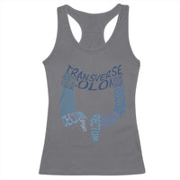 Funny GI Endoscopy Nurse Racerback Tank Top Vintage Retro Colon Anatomy Colonoscopy