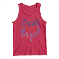 Funny GI Endoscopy Nurse Tank Top Vintage Retro Colon Anatomy Colonoscopy