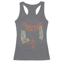 Funny GI Endoscopy Nurse Racerback Tank Top Colon Anatomy Colonoscopy