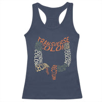 Funny GI Endoscopy Nurse Racerback Tank Top Colon Anatomy Colonoscopy