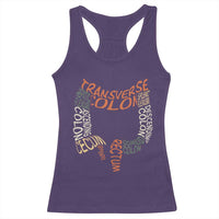 Funny GI Endoscopy Nurse Racerback Tank Top Colon Anatomy Colonoscopy