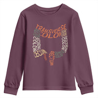 Funny GI Endoscopy Nurse Youth Sweatshirt Colon Anatomy Colonoscopy