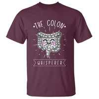 Funny Proctologist T Shirt The Colon Whisperer Endoscope Nurse