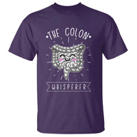 Funny Proctologist T Shirt The Colon Whisperer Endoscope Nurse
