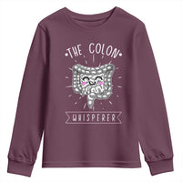 Funny Proctologist Youth Sweatshirt The Colon Whisperer Endoscope Nurse