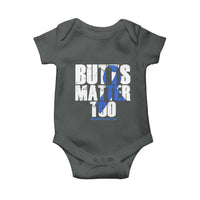 Funny Colorectal Cancer Awareness Baby Onesie Butts Matter Too Save The Butts