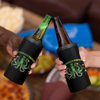 Funny St Patrick's Day Octopus Shamrocktopus 4 in 1 Can Cooler Tumbler Irish Beer Mug