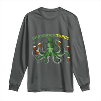 Funny St Patrick's Day Octopus Shamrocktopus Long Sleeve Shirt Irish Beer Mug