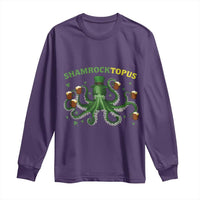 Funny St Patrick's Day Octopus Shamrocktopus Long Sleeve Shirt Irish Beer Mug