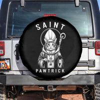 Funny St Patrick's Day Cat Spare Tire Cover Saint Pawtrick