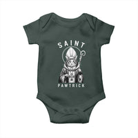 Funny St Patrick's Day Cat Baby Onesie Saint Pawtrick