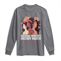 National Women's History Month We Rise Together Long Sleeve Shirt