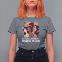 National Women's History Month We Rise Together T Shirt For Women