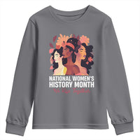 National Women's History Month We Rise Together Youth Sweatshirt