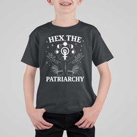 Hex The Patriarchy T Shirt For Kid Feminist Witch Female Symbol