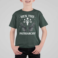 Hex The Patriarchy T Shirt For Kid Feminist Witch Female Symbol