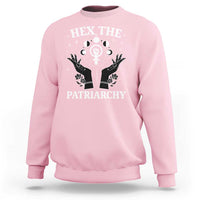 Hex The Patriarchy Sweatshirt Feminist Witch Female Symbol