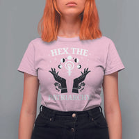 Hex The Patriarchy T Shirt For Women Feminist Witch Female Symbol