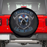 Funny Scottish Viking Spare Tire Cover Scottish To The Bone Vintage Scottish Lion Rampant Flag Skull