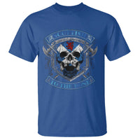 Funny Scottish Viking T Shirt Scottish To The Bone Vintage Scottish Lion Rampant Flag Skull