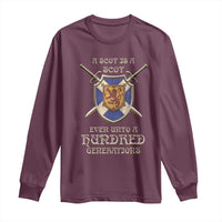 A Scot Is A Scot Even Unto A Hundred Generation Long Sleeve Shirt Scottish Pride