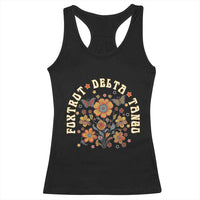 Funny Foxtrot Delta Tango Racerback Tank Top Vintage Floral Retro Groovy