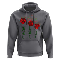 Funny Foxtrot Delta Tango Hoodie Vintage Rose Flowers Butterfly