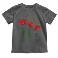 Funny Foxtrot Delta Tango Toddler T Shirt Vintage Rose Flowers Butterfly