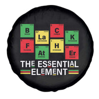 Black Father The Essential Element Spare Tire Cover Father's Day Juneteenth Chemistry Periodic Table