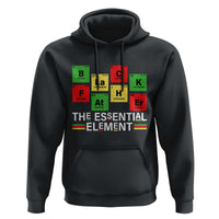 Black Father The Essential Element Hoodie Father's Day Juneteenth Chemistry Periodic Table