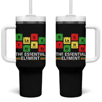 Black Father The Essential Element Tumbler With Handle Father's Day Juneteenth Chemistry Periodic Table