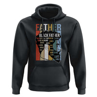 African American Black Father Hoodie Fathers Day Juneteenth