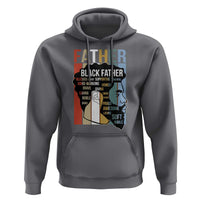 African American Black Father Hoodie Fathers Day Juneteenth