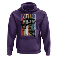 African American Black Father Hoodie Fathers Day Juneteenth