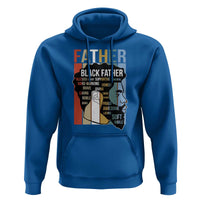African American Black Father Hoodie Fathers Day Juneteenth