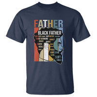 African American Black Father T Shirt Fathers Day Juneteenth