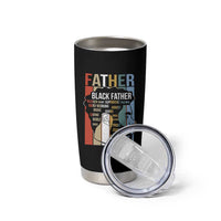 African American Black Father Tumbler Cup Fathers Day Juneteenth