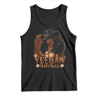 Funny African American Cowgirl Yeehaw Bitches Tank Top