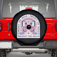 Protect The Dolls Spare Tire Cover Trans Women Pride Month Butterfly