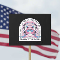 Protect The Dolls Protest Sign Trans Women Pride Month Butterfly - Wonder Print Shop
