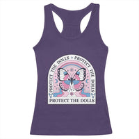 Protect The Dolls Racerback Tank Top Trans Women Pride Month Butterfly