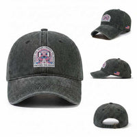 Protect The Dolls Washed Cotton Baseball Cap Trans Women Pride Month Butterfly