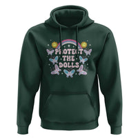Protect The Dolls Hoodie Trans Women Pride Month Retro Groove Butterfly