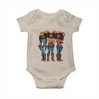 Black African American Cowgirl Baby Western Country Texas Baby Onesie