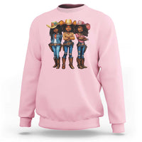 Black African American Cowgirl Baby Western Country Texas Sweatshirt