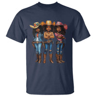 Black African American Cowgirl Baby Western Country Texas T Shirt